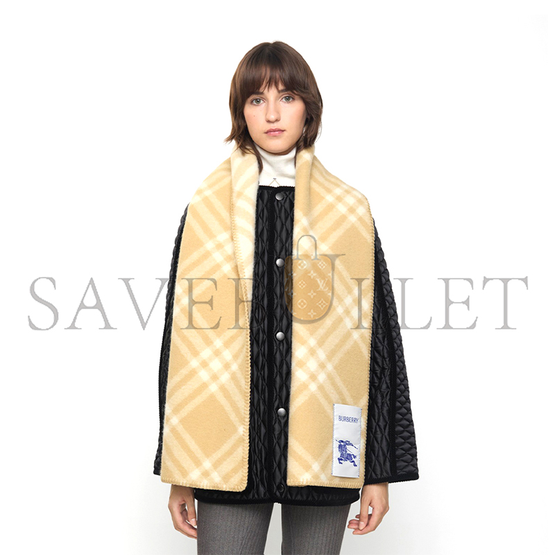 BURBERRY CHECK WOOL SCARF 81168881 (182*30cm) BURBERRY CHECK WOOL SCARF 81168881 (182*30cm)